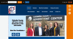 Desktop Screenshot of catawbacountydemocrats.com